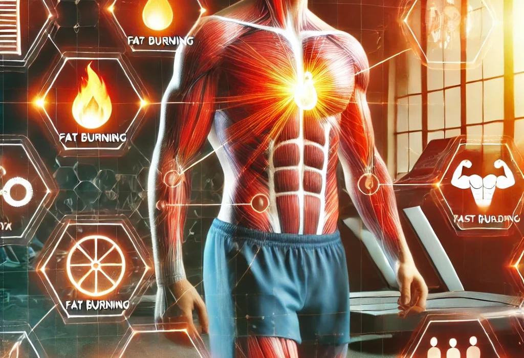 the human body burning fat and building muscle